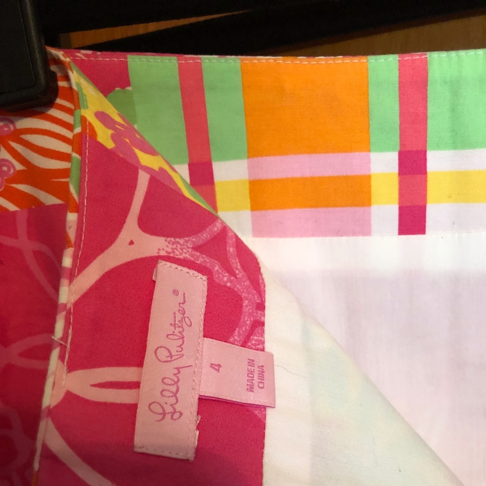 Lilly Pulitzer Patchwork Patterned Skirt - image 3